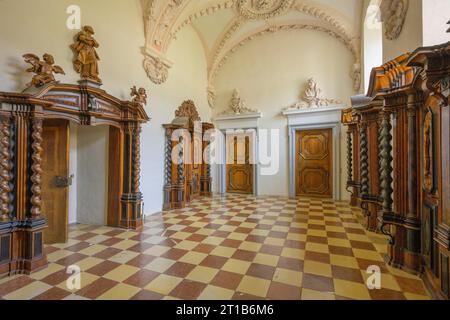 Konfessionen, Augustinerkloster St. Florian, St. Florian, Oberösterreich, Österreich Stockfoto