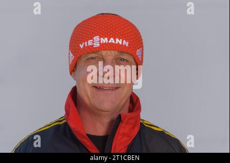 Norbert Loch, Cheftrainer Rodeln Portraet in Berchtesgaden, Deutschland am 13.03.2014 Stockfoto