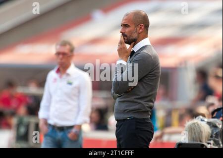 Josep PEP Guardiola Trainer (FC Bayern München) 1.FC Köln - FC Bayern München 0:2 Fussball Bundesliga Saison 2014/2015 in Köln, Deutschland am 27.09.2014 Stockfoto