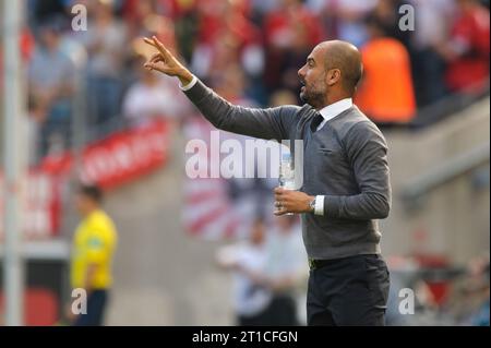 Josep PEP Guardiola Trainer (FC Bayern München) 1.FC Köln - FC Bayern München 0:2 Fussball Bundesliga Saison 2014/2015 in Köln, Deutschland am 27.09.2014 Stockfoto