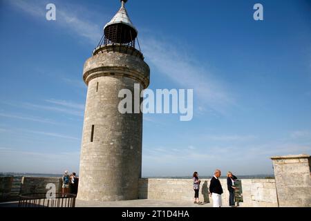 Tour de Constance Turm, Aigues Mortes, Provence, Frankreich. Stockfoto