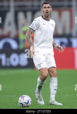Mailand, Italien. 30. September 2023. Alessio Romagnoli von SS Latium während des Spiels der Serie A bei Giuseppe Meazza, Mailand. Der Bildnachweis sollte lauten: Jonathan Moscrop/Sportimage Credit: Sportimage Ltd/Alamy Live News Stockfoto
