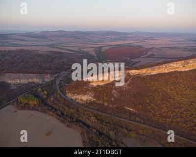 Herbst in rhodopen, Bulgarien Smolyan Stockfoto