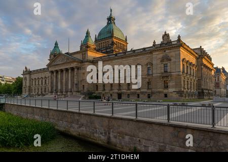 Bundesverwaltungsgericht, Leipzig, Sachsen, Deutschland, Europa Stockfoto