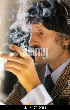 Industriedesigner Luigi Colarni zu Hause in Deutschland 1978 Stockfoto