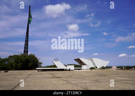 BRASILIA, BRASILIEN – 30. AUGUST 2023: Tancredo Neves Pantheon des Vaterlandes und der Freiheit, Brasilia, Brasilien Stockfoto