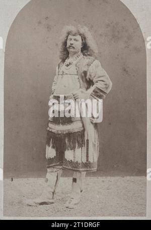 Selbstporträt in indischer Tracht, um 1863. Stockfoto