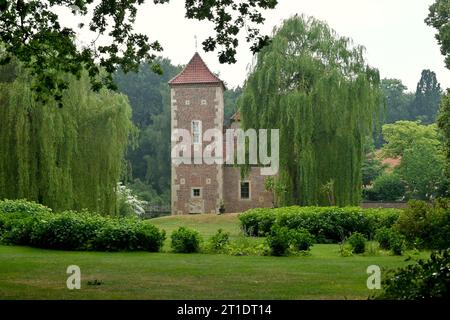 Schloss Hülshoff bei Münster im Münsterland, NRW, Deutschland Stockfoto