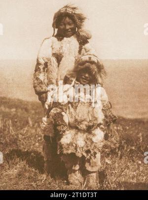 Parkas Aus Entenleder, Nunivak, 1928. Stockfoto