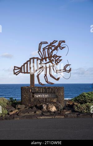 Spanien, Kanarische Inseln, Lanzarote: Los Jameos del Agua, Kunstzentrum von Cesar Manrique in Punta Mujeres Stockfoto