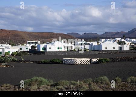Spanien, Kanarische Inseln, Lanzarote: Yaiza Stockfoto