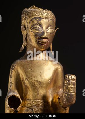 Buddha Shakyamuni (Bild 2 von 3), 17. Jahrhundert. Stockfoto