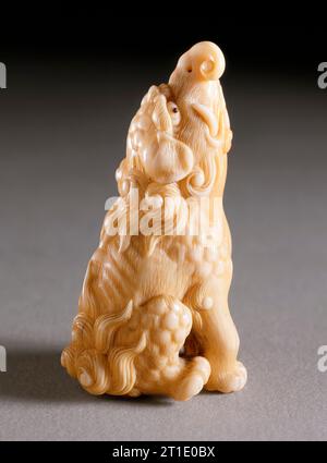 Baku: Monster, das Albträume isst, 18. Jahrhundert. Stockfoto