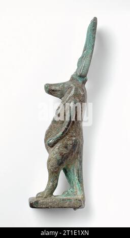 Figur der schwangeren Hippo-Göttin Taweret, spätptolemäische Periode (664-30 v. Chr.). Stockfoto