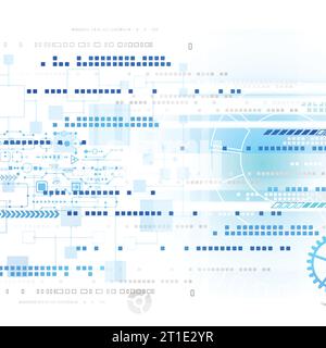 Abstrakte Technologie Unternehmen Vorlagenhintergrund. Vektor Stock Vektor