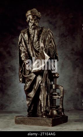 Johannes Gutenberg, 1839. Stockfoto