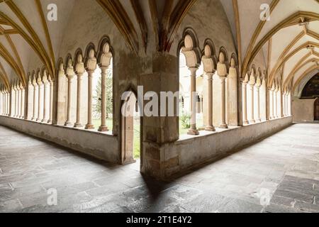 Kreuzgang des Franziskanerklosters in Bozen, Südtirol, Bezirk Bozen, Italien Stockfoto