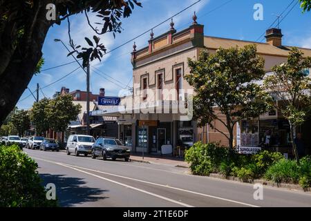 Straßenszene in Berry, New South Wales, Australien Stockfoto