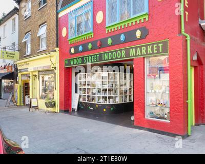 Wood Street Indoor Market, Walthamstow, London, England Stockfoto