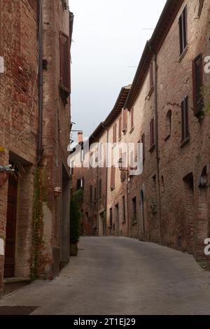 Torrita di Siena, historische Stadt in der Toskana, Italien Stockfoto