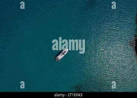 Imagen aerea de playas de Mallorca Stockfoto