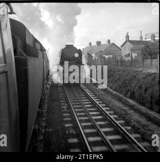 Reise von London Waterloo nach Weymouth 1966. Stockfoto