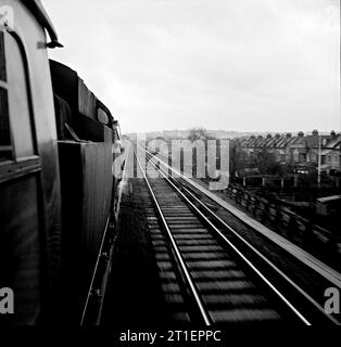 Reise von London Waterloo nach Weymouth 1966. Stockfoto