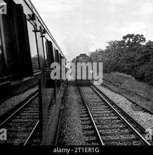 Reise von London Waterloo nach Weymouth 1966. Stockfoto