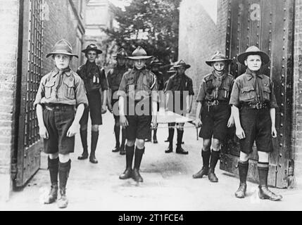 Die Boy Scouts Association in Großbritannien, 1914-1918 Stockfoto