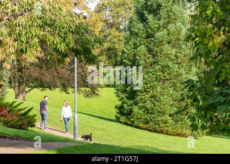 Keynsham Memorial Park, Bath Hill, Keynsham, Somerset, England, Vereinigtes Königreich Stockfoto
