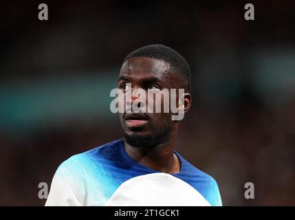 Englands Fikayo Tomori während des internationalen Freundschaftsspiels im Wembley Stadium, London. Bilddatum: Freitag, 13. Oktober 2023. Stockfoto