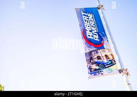 Ambert, Frankreich. Oktober 2023. Ambiente während des Finale de la Coupe de France des Rallyes Ambert 2023, vom 12. Und 14. Oktober 2023 in Ambert, Frankreich - Foto Damien Saulnier/DPPI Credit: DPPI Media/Alamy Live News Stockfoto