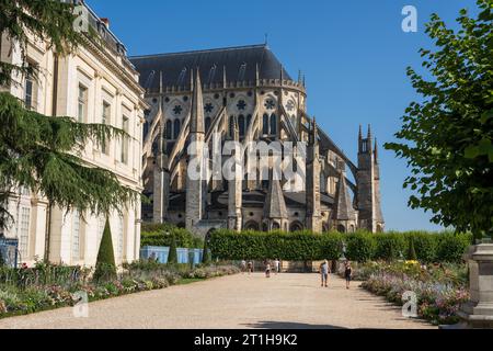 Kathedrale Saint-Etienne in Bourges Frankreich. Stockfoto