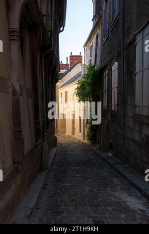 Rue Bourbonnoux, in Bourges, Frankreich Stockfoto