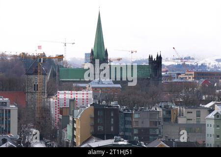 Trondheim-Fotoeindruecke aus Trondheim in Norwegen. Trondheim-Norwegen *** Trondheim Fotoimpressionen aus Trondheim in Norwegen Trondheim Norwegen Credit: Imago/Alamy Live News Stockfoto