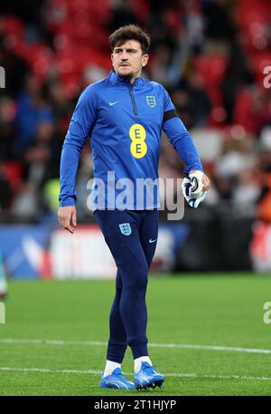 London, Großbritannien. Oktober 2023. Harry Maguire von England während des internationalen Freundschaftsspiels im Wembley Stadium, London. Der Bildnachweis sollte lauten: David Klein/Sportimage Credit: Sportimage Ltd/Alamy Live News Stockfoto