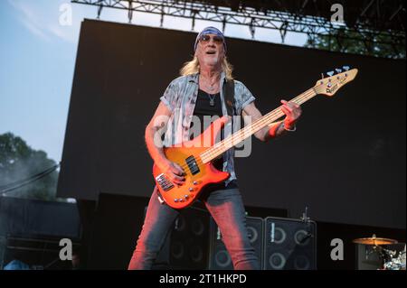 27. Juni 2023: Deep Purple tritt im Parco Ducale in Parma auf Stockfoto