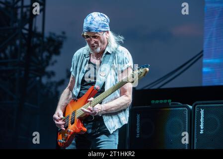 27. Juni 2023: Deep Purple tritt im Parco Ducale in Parma auf Stockfoto