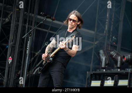 16. Juni 2023: Alter Bridge tritt auf dem Hellfest Open Air Festival auf Stockfoto