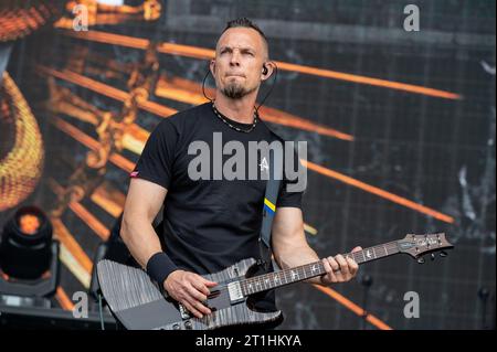 16. Juni 2023: Alter Bridge tritt auf dem Hellfest Open Air Festival auf Stockfoto