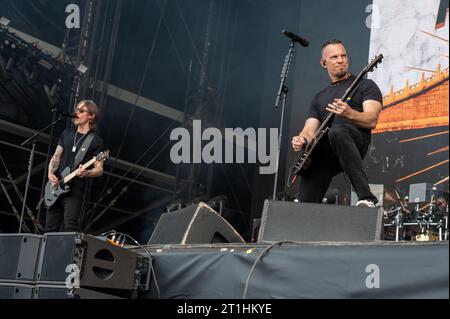 16. Juni 2023: Alter Bridge tritt auf dem Hellfest Open Air Festival auf Stockfoto