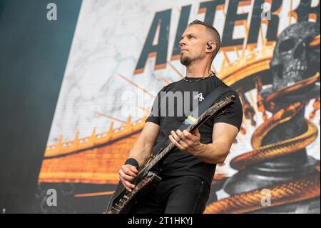 16. Juni 2023: Alter Bridge tritt auf dem Hellfest Open Air Festival auf Stockfoto