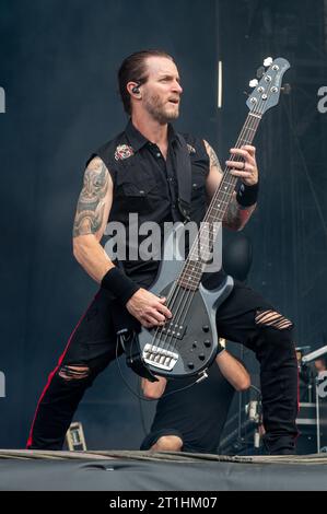 16. Juni 2023: Alter Bridge tritt auf dem Hellfest Open Air Festival auf Stockfoto