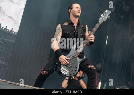 16. Juni 2023: Alter Bridge tritt auf dem Hellfest Open Air Festival auf Stockfoto