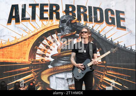 16. Juni 2023: Alter Bridge tritt auf dem Hellfest Open Air Festival auf Stockfoto