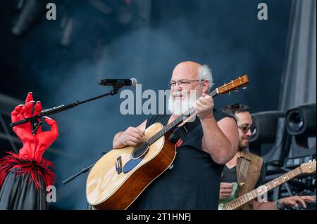 18. Juni 2023: Tenacious D tritt auf dem Hellfest Open Air Festival auf Stockfoto