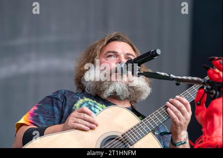 18. Juni 2023: Tenacious D tritt auf dem Hellfest Open Air Festival auf Stockfoto