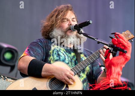 18. Juni 2023: Tenacious D tritt auf dem Hellfest Open Air Festival auf Stockfoto