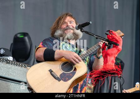 18. Juni 2023: Tenacious D tritt auf dem Hellfest Open Air Festival auf Stockfoto