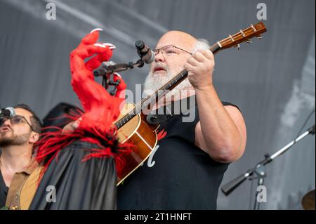 18. Juni 2023: Tenacious D tritt auf dem Hellfest Open Air Festival auf Stockfoto